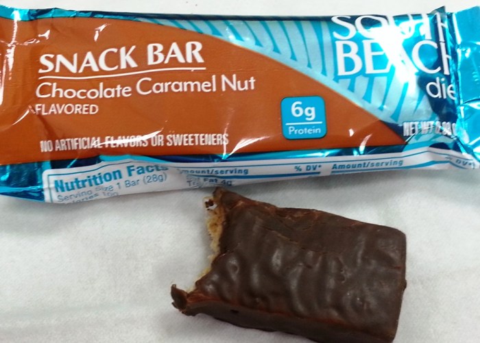 South Beach Diet Snack Bars